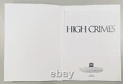 Morgan Freeman Signed Autographed 9x12 High Crimes Press Packet Folder JSA LOA