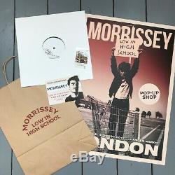 Morrissey SIGNED TEST PRESSING + Extras LOW IN HIGH SCHOOL LP The Smiths Camden