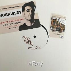 Morrissey SIGNED TEST PRESSING + Extras LOW IN HIGH SCHOOL LP The Smiths Camden