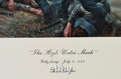 Mort Kunstler THE HIGH WATER MARK A/P Collectible Civil War Print