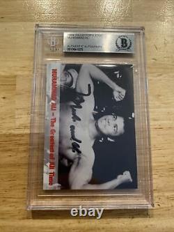 Muhammad Ali BGS Beckett Authenticated Autograph Collector Card HIGH END 1994