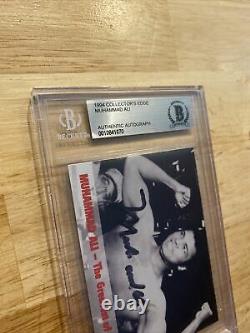 Muhammad Ali BGS Beckett Authenticated Autograph Collector Card HIGH END 1994