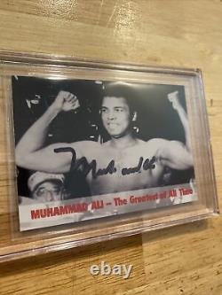 Muhammad Ali BGS Beckett Authenticated Autograph Collector Card HIGH END 1994