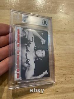 Muhammad Ali BGS Beckett Authenticated Autograph Collector Card HIGH END 1994