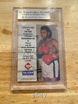 Muhammad Ali BGS Beckett Authenticated Autograph Collector Card HIGH END 1994