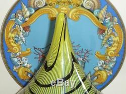 Murano Art Glass Large Vase Signed by Artist Alberto Dona 17 High
