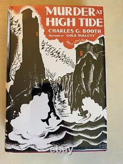 Murder at High Tide Charles G. Booth SIGNED First Edition First Printing