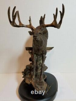 NWTF Deer Sculpture High Tailin by Marc Pierce Limited Edition Signed