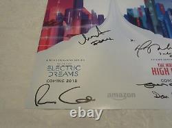 NYCC 2017 Signed Autographed Poster Electric Dreams Man in the High Castle