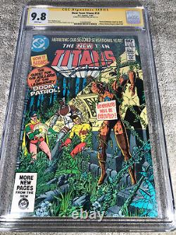 New Teen Titans 13 CGC SS 9.8 George Perez Sequel Death Doom Patrol 11/1981