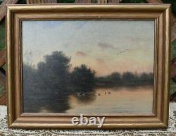 Nicholas R. Brewer Tonalist Gem HIGHLY LISTED Minnesota Artist Oil on Board