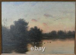 Nicholas R. Brewer Tonalist Gem HIGHLY LISTED Minnesota Artist Oil on Board