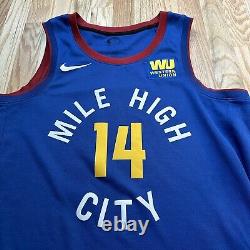 Nike Denver Nuggets Mile High City Gary Harris Autographed Signed Jersey Sz 48