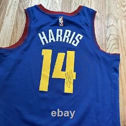 Nike Denver Nuggets Mile High City Gary Harris Autographed Signed Jersey Sz 48