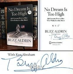 No Dream Is Too High HAND SIGNED by Buzz Aldrin! Apollo 11 Moonwalker! NASA