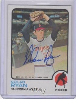 Nolan Ryan 2022 Topps Heritage High Number HHN Real One Auto California Angels