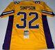 O. J. Simpson Galileo High signed Custom jersey autographed JSA Witnessed