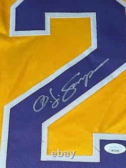 O. J. Simpson Galileo High signed Custom jersey autographed JSA Witnessed