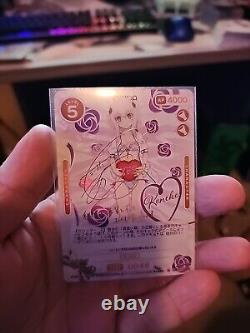 OSICA TCG High School DxD Koneko Toujou Signed Card 01-049a JAPAN