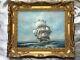 Oil Painting Marine Nautical Sailing Tall Ship High Seas Signed Rupert Hydan