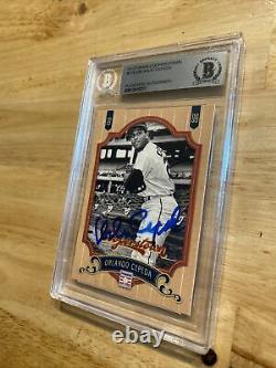 Orlando Cepeda BGS AUTOGRAPH Authentic High End Man Cave Collector Card 2012 WOW