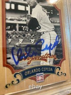 Orlando Cepeda BGS AUTOGRAPH Authentic High End Man Cave Collector Card 2012 WOW