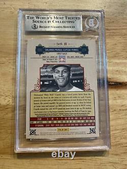 Orlando Cepeda BGS AUTOGRAPH Authentic High End Man Cave Collector Card 2012 WOW