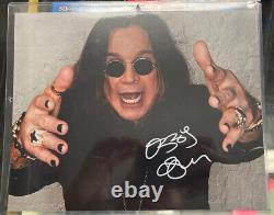 Ozzy Osbourne signed autographed 8x10 with COA! Free High Times Magazine gift