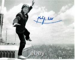 PHILIPPE PETIT signed autographed 8x10 photo HIGH-WIRE ARTIST