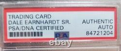 PSA Slabbed 2000 High Gear Wheels Dale Earnhardt Sr Autographed Signed Card