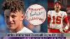 Patrick Mahomes Baseball Signed In High School Hits Auction