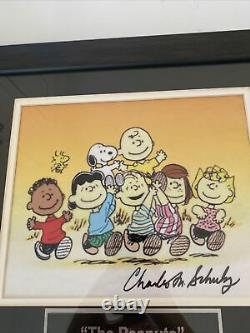 Peanuts Signed Photo By Charles Schulz, Highly Collectable & Very Rare