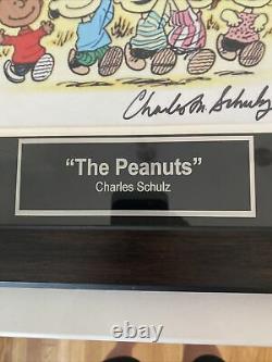 Peanuts Signed Photo By Charles Schulz, Highly Collectable & Very Rare