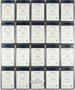 Perez Steele Great Moments AMAZING 68 of 69 POSSIBLE SIGNED! PSA/DNA HIGH GRADE