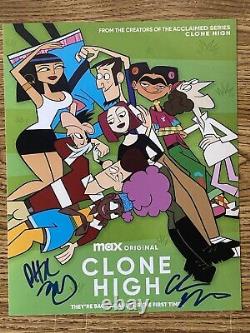 Phil Lord & Christopher Miller Autographed 8x10 Clone High Photo