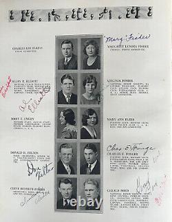 President Gerald Ford signed 1931 High School Yearbook JSA LOA Rare Auto E179