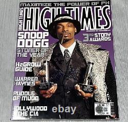 RARE Full Signature SNOOP DOGG Signed HIGH TIMES Magazine Beckett Authenticated