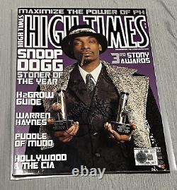 RARE Full Signature SNOOP DOGG Signed HIGH TIMES Magazine Beckett Authenticated