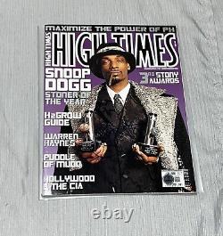 RARE Full Signature SNOOP DOGG Signed HIGH TIMES Magazine Beckett Authenticated