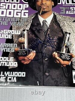 RARE Full Signature SNOOP DOGG Signed HIGH TIMES Magazine Beckett Authenticated