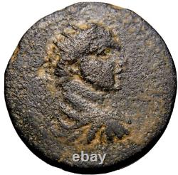 RARE JUDAEA, Raphia. Philip II. As Caesar, 244-247 CE. Æ 27mm Roman Coin wCOA