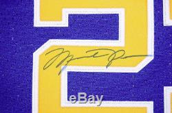 RARE Michael Jordan Blue LANEY BUCS HIGH SCHOOL Jersey Signed! 10/10 Signature
