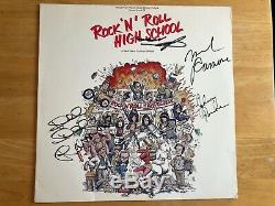 RARE The Ramones Rock'N' Roll High School SIGNED by all 1979 autographed KBD