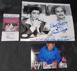 ROBERT LOGGIA With AL PACINO SIGNED DON'T GET HIGH ON YOUR OWN SUPPLY SCARFACE JSA