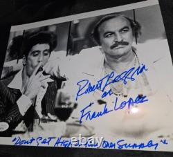 ROBERT LOGGIA With AL PACINO SIGNED DON'T GET HIGH ON YOUR OWN SUPPLY SCARFACE JSA