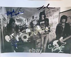 ROCK'N' ROLL HIGH SCHOOL 8X10 photo cast signed by P. J. SOLES & THE RAMONES