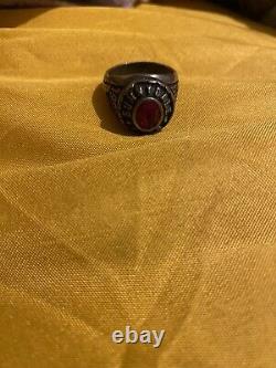 Rare Black Official Buffy The Vampire Slayer Sunnydale High Signed Ring Angel +