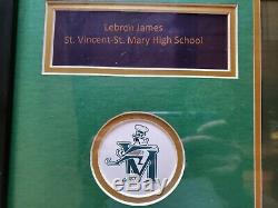 Rare Lebron James Signed St. Vincent St. Mary's High School