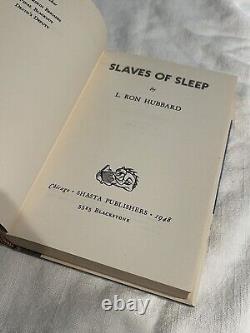 Rare, signed L Ron Hubbard Slaves of Sleep 1st Edition 1948 High Grade