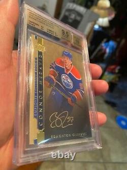 Rarity High-end Rc Bgs 9.5 With 10 Auto 2015 Upper Deck Employee Connor Mcdavid